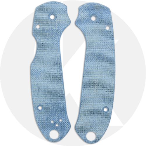 Ripp's Garage Tech Tero Tuf Scales for Spyderco Para 3 Skinny MOD - Blue