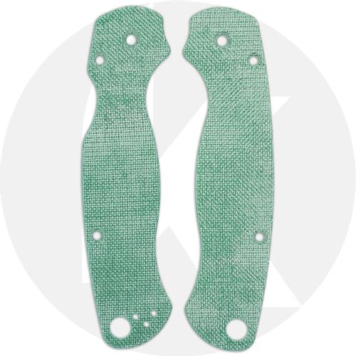 Ripp's Garage Tech Tero Tuf Scales for Spyderco Paramilitary 2 Knife - Green