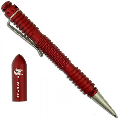 Hinderer Knives Extreme Duty Spiral Modular Pen - Matte Red - Aluminum