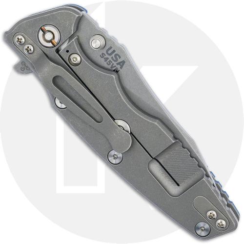 Rick Hinderer Eklipse 3.5 Knife - Slicer - Working Finish - Blue/Black G10