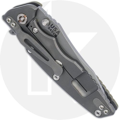 Rick Hinderer Eklipse 3.5 Knife - Spear Point - Working Finish - OD Green G10 / Titanium