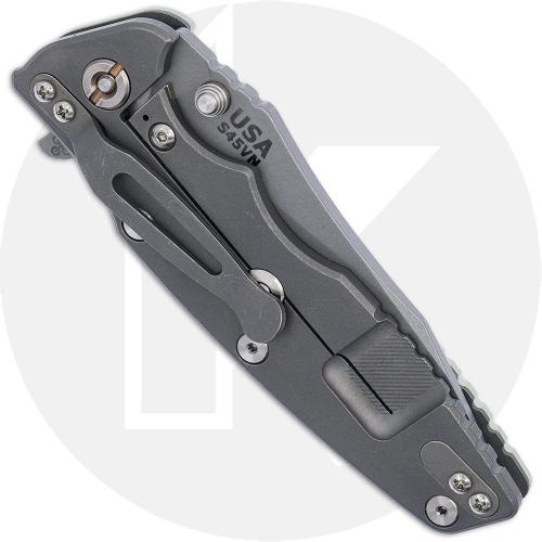 Rick Hinderer Eklipse 3.5 Knife - Slicer - Working Finish - Translucent Green G10 / Titanium