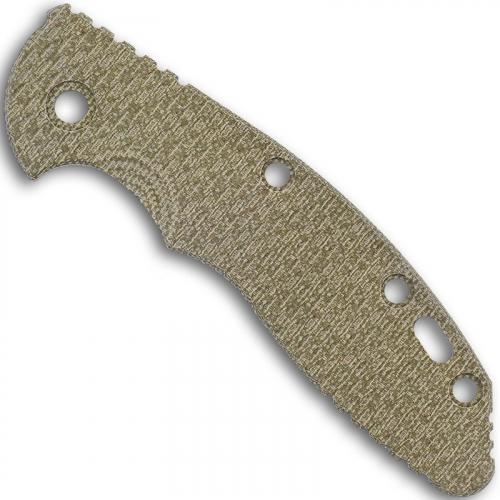 Hinderer Knives XM-18 3.5 Inch Knife - Textured Natural Micarta Replacement Handle Scale