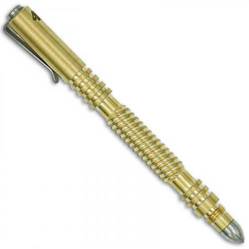 Hinderer Knives Investigator Spiral Pen - Brass