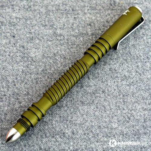Hinderer Knives Investigator Spiral Pen - Matte OD Green Aluminum