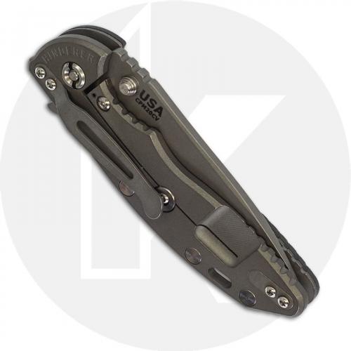 Hinderer Knives XM-18 3.5 Inch Knife - Slicer - Working Finish - 20CV - Tri Way Pivot - Gray G-10