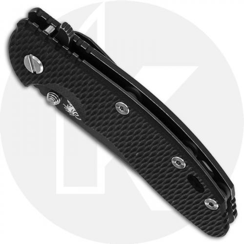 Hinderer Knives XM-18 3.5 Inch Knife - Slicer - Battle Black DLC - 20CV - Tri Way Pivot - Black G-10 / Battle Black DLC Ti