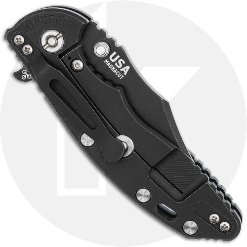 Rick Hinderer XM-18 3.5 Inch Knife - Bowie - Battle Black - MagnaCut - OD Green G10