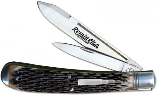 Remington Bullet Knife 1995 - Master Guide R1273 - Jigged Delrin Handle - USA Made - OLD NEW STOCK - BNIB