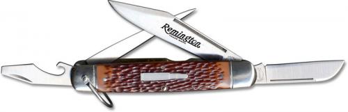 Remington Bullet Knife 1994 - Camp R-4243 - Jigged Delrin Handle - USA Made - OLD NEW STOCK - BNIB