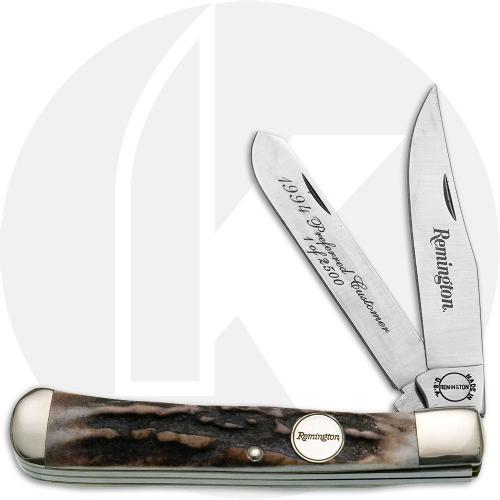 Remington Trapper R12-S Knife - Stag - USA Made - Discontinued - BNIB