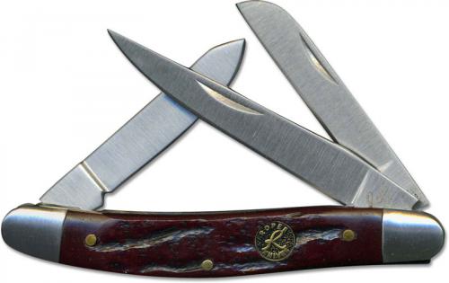 Roper Medium Stockman Knife, Red Bone, RP-1CRB