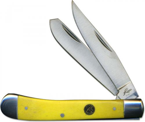 Roper Trapper Knife, Smooth Yellow Bone, RP-2