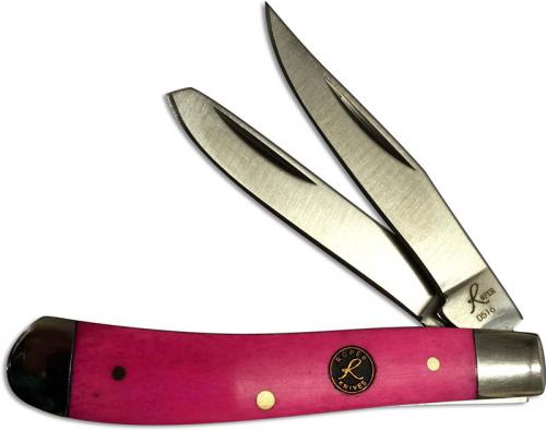 Roper Peanut Knife, Smooth Pink Bone Handle, RP-6P