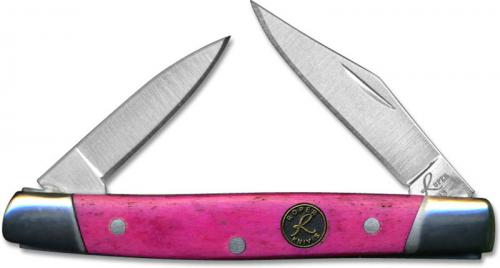 Roper Mini Muskrat Knife, Smooth Pink Bone Handle, RP-7P