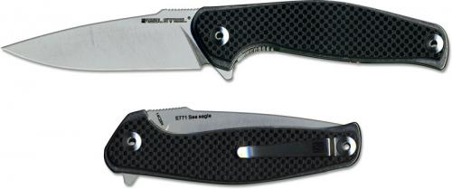 Real Steel 7151 Sea Eagle E771 EDC Liner Lock Flipper Knife G10 Carbon Fiber Laminate