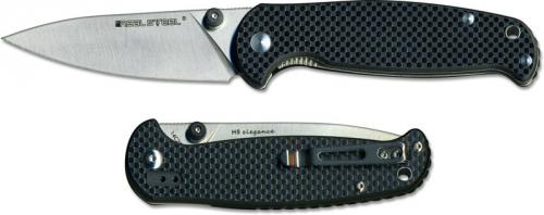 Real Steel 7611 H6 Elegance EDC Liner Lock Folding Knife G10 Carbon Fiber Laminate