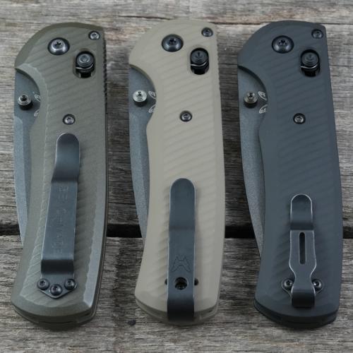 AWT Benchmade Redoubt Custom Aluminum Scales - Archon Series - Black Anodized - USA Made