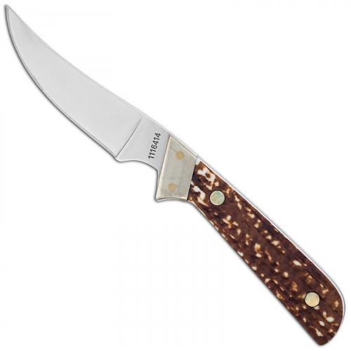 Uncle Henry 162UH Wolverine Next Gen - Stainless Steel Trailing Point - Staglon Handle