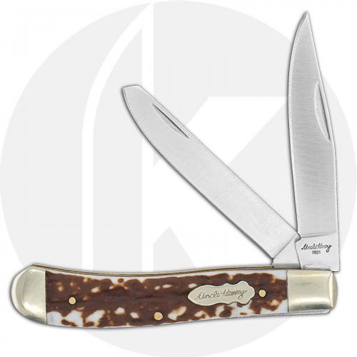 Uncle Henry 285UH Pro Trapper Next Gen - 2 Stainless Steel Blades - Staglon Handle