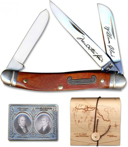 Schrade Lewis and Clark Commemorative 98LC - Limited Edition - Signature Stockman - USA Made - DISCONTINUED ITEM - OLD NEW STOCK - BNIB