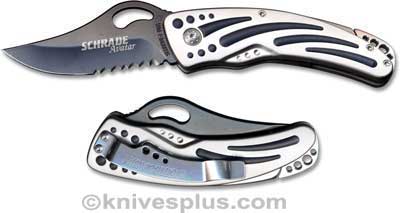 Schrade Knives: Schrade Avatar Knife, Black Blade, SC-AV77