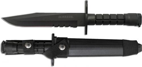 Schrade M9 Bayonet Knife, Black Handle, SC-F6B