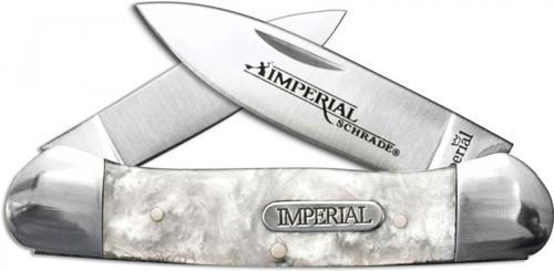 Schrade Imperial IMP1011 Small Canoe Pocket Knife Cracked Ice POM