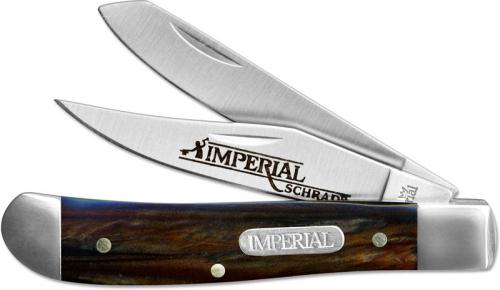 Schrade Imperial Mini Trapper, Amber Swirl, SC-IMP15T