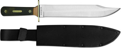 Old Timer Bowie Knife, Clam Pack, SC-PROM1428CP