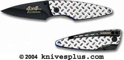 Schrade Knives: Schrade Silhouette Knife, 4 by 4, SC-SQ447