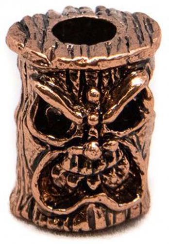 Schmuckatelli Ona Tiki Pewter Bead - Antique Copper Finish - OAC