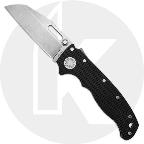 Demko AD20.5 Knife - S35VN Shark Foot - Textured Black G10 - Shark-Lock