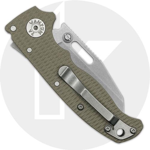 Demko AD20.5 Knife - S35VN Shark Foot - Textured Coyote Tan G10 - Shark-Lock