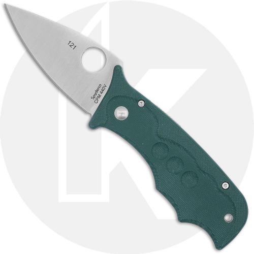 Spyderco Lil Temperance C69GP - CPM 440V Leaf - Green G10 - Discontinued Item - Serial Numbered - BNIB - 2001