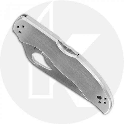 Spyderco Byrd Harrier 2 SS Knife BY01P2 - Value Priced EDC - Drop Point - Stainless Steel - Lock Back Folder