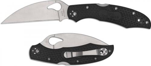 Spyderco Byrd Cara Cara 2 Wharncliffe BY03PBKWC2 - Plain Edge - Black FRN