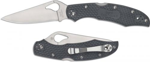 Spyderco Byrd Cara Cara 2 BY03PGY2 Knife Value Price EDC Lock Back Folder Gray FRN