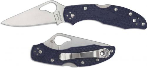 Spyderco Byrd Meadowlark 2 BY04PBL2 Knife Value Price EDC Lock Back Folder Blue FRN