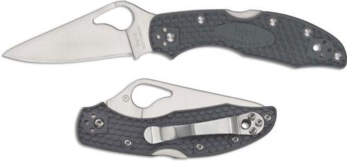 Spyderco Byrd Meadowlark 2 BY04PGY2 Knife Value Price EDC Lock Back Folder Gray FRN