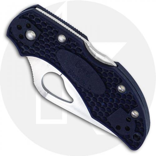 Spyderco Byrd Robin 2 BY10PBL2 Knife Value Price EDC Lock Back Folder Blue FRN