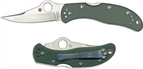 Spyderco Worker Knife, Limited Green G10, SP-C01GPGR - Discontinued Item  Serial # - BNIB
