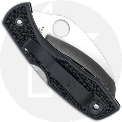 Spyderco Merlin C08PBK - Plain Edge ATS-55 - Black FRN - Discontinued Item - Serial Numbered - BNIB - Circa 2001