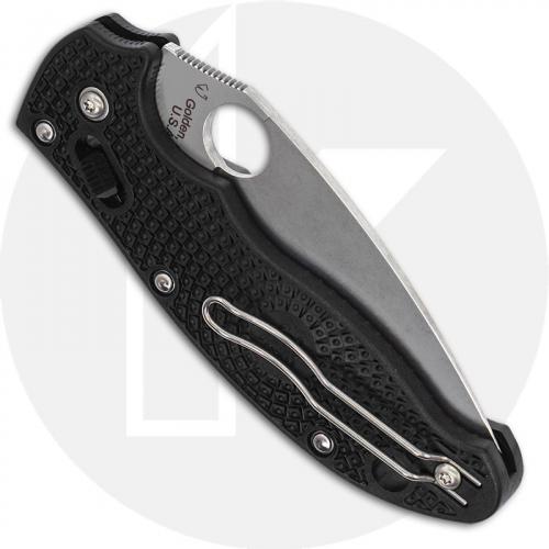 Spyderco Manix2 Lightweight, Black Handle, SP-C101PBK2