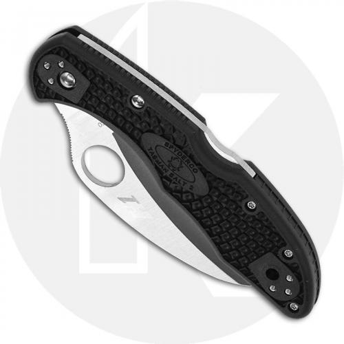 Spyderco C106PBK2 Tasman Salt 2 Rust Proof Hawkbill Blade Black FRN Lockback Folding Knife