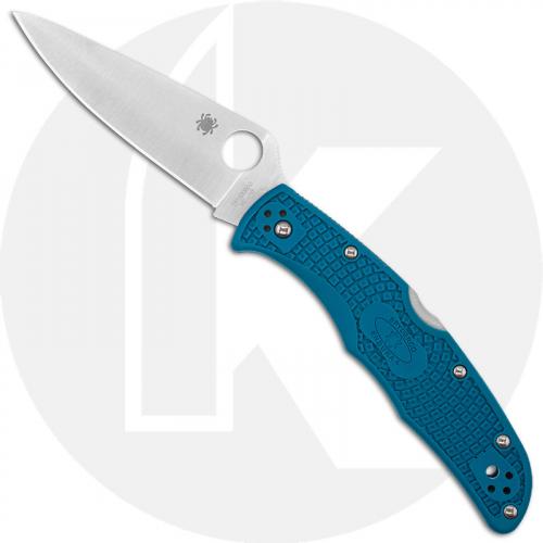 Spyderco Knives: Spyderco Endura 4 Lightweight, Blue, SP-C10FPBL