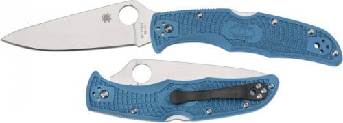 Spyderco Knives Spyderco Endura 4 Lightweight, Blue, SP-C10FPBL