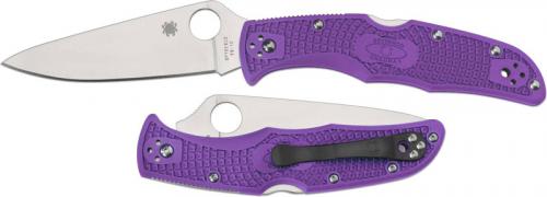 Spyderco Knives Spyderco Endura 4 Lightweight, Purple, SP-C10FPPR