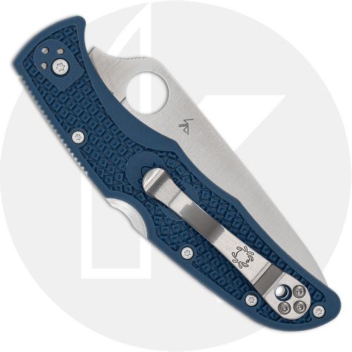 Spyderco Endura 4 C10PCBL Knife - CPM SPY27 - Cobalt Blue FRN