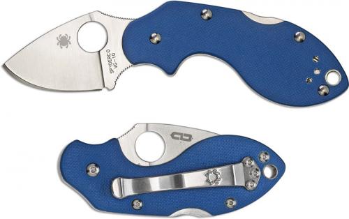 Spyderco Limited Lava Knife, Blue G10, SP-C110GPBL - Discontinued Item  Serial # - BNIB